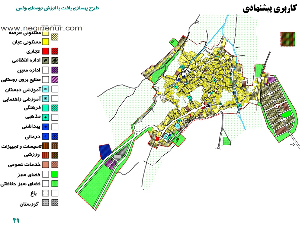 نقشه طرح هادی