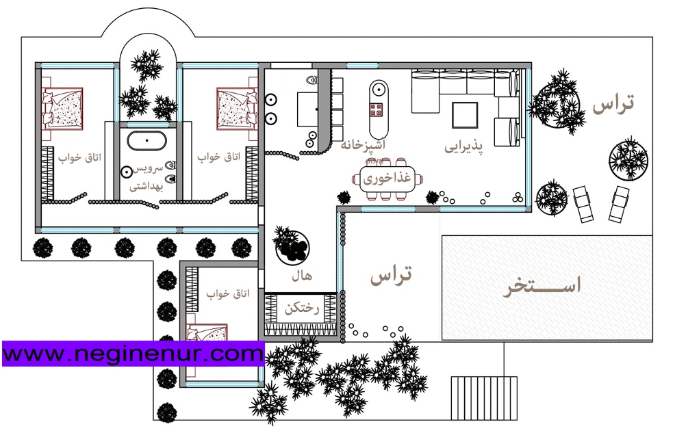 انتخاب بهترین پلان ویلا برای شما توسط نگین نور