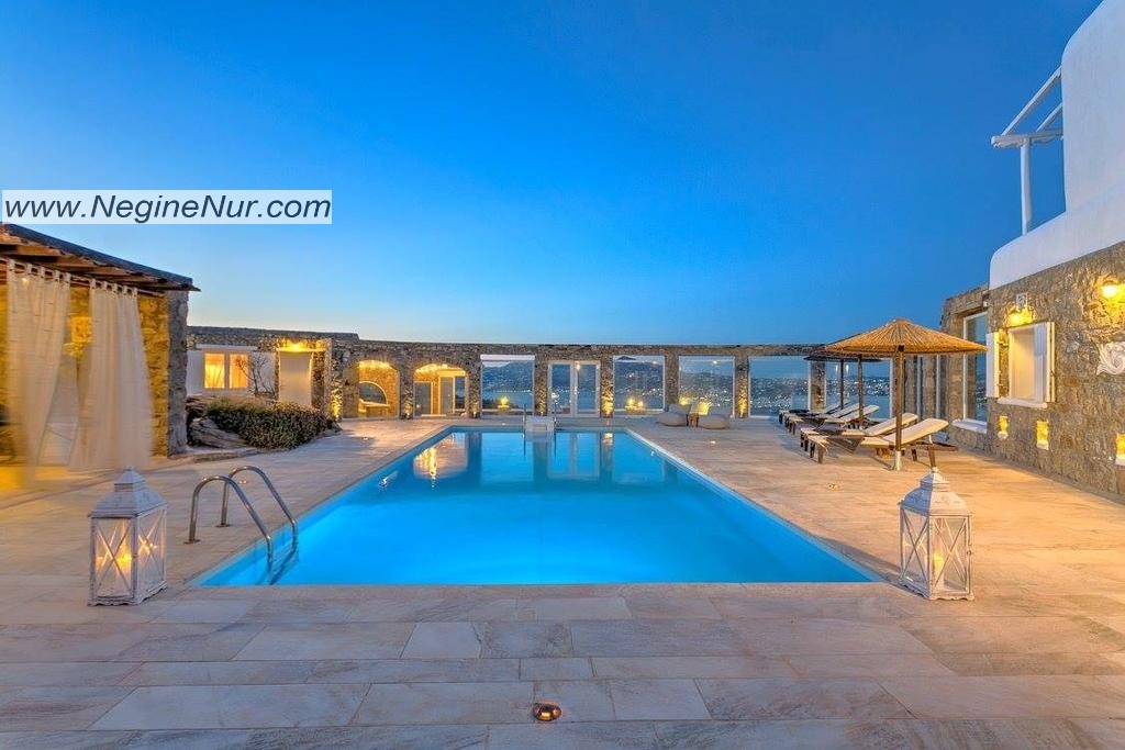 ویلای Mykonos Villa Zafira 6 در یونان.