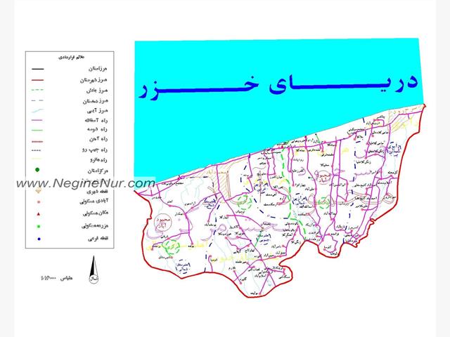 نقشه محمودآباد مازندران و خرید ویلا در محمودآباد